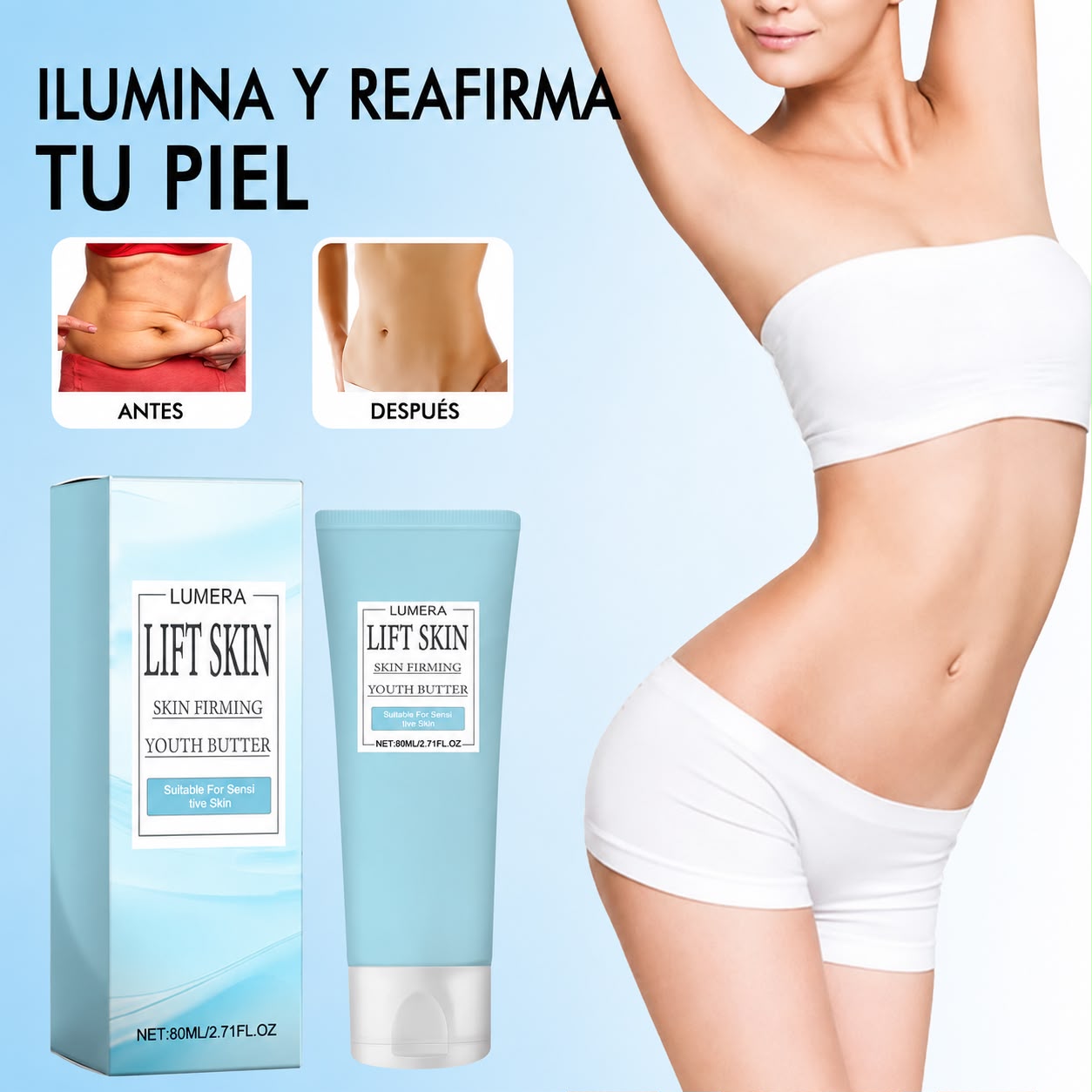 Crema Reafirmante e Hidratante Lumera